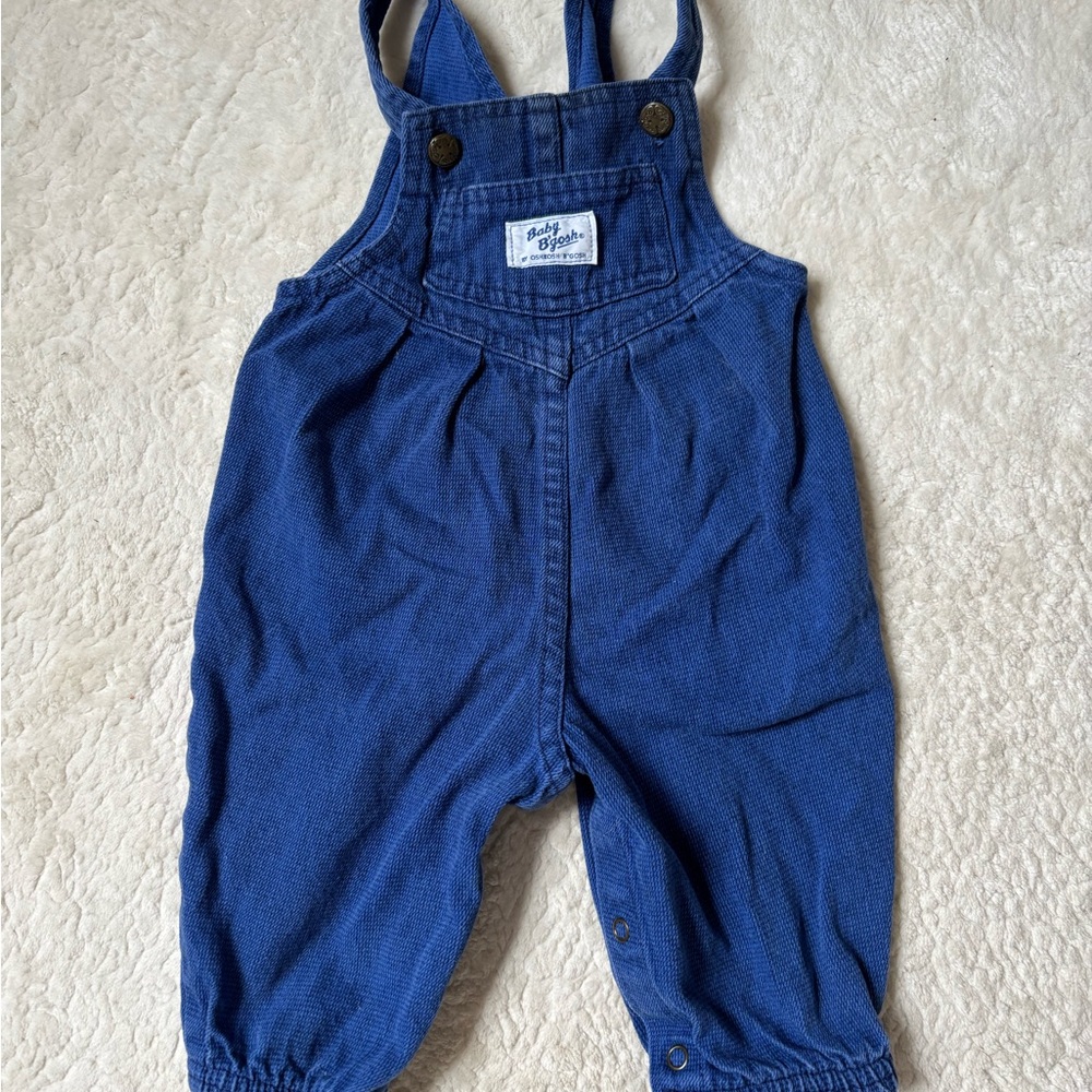 Vintage Oshgosh Kids Classic Blue Overalls